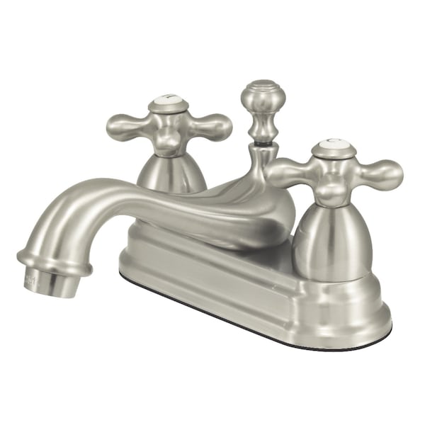 KS3608AX 4" Centerset Bathroom Faucet, Brushed Nickel